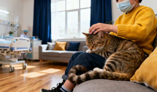 Un gatto come terapia nei bambini e adolescenti con disabilità dello sviluppo